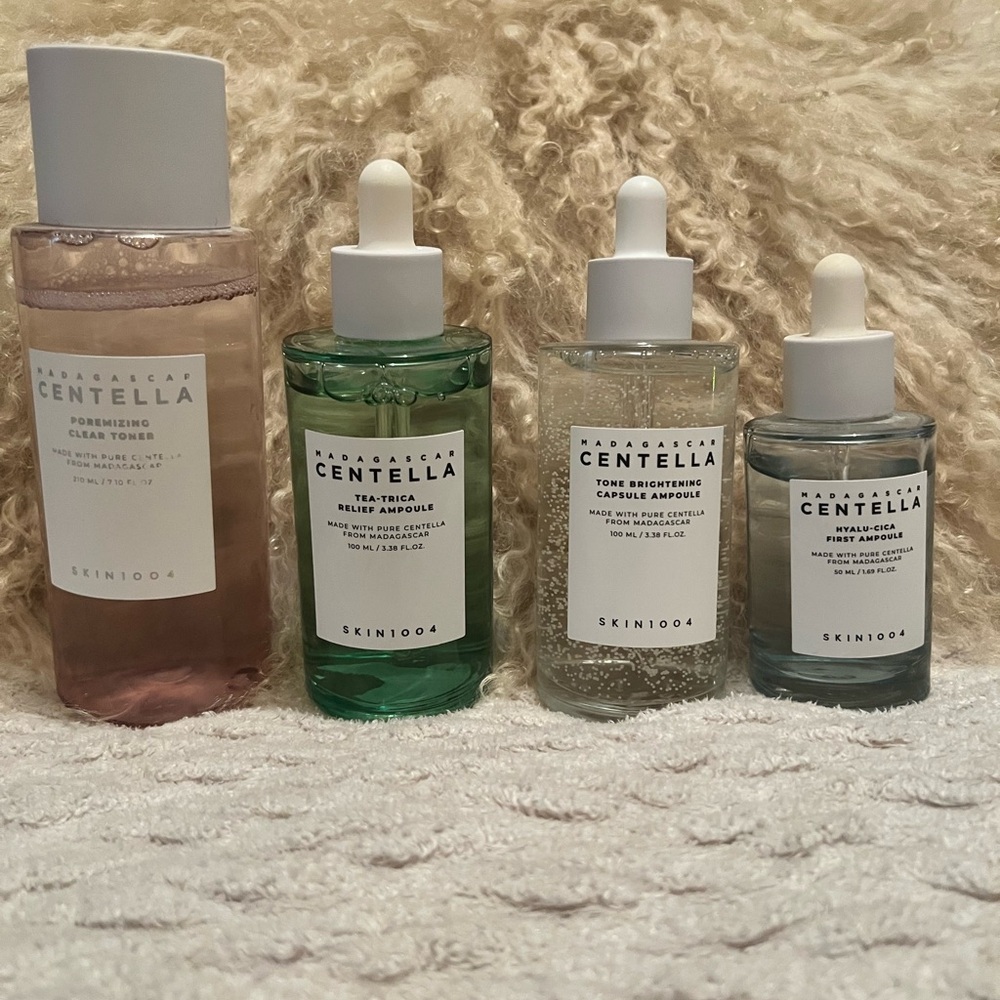 SKIN1004 Centella Skincare Set - Pink, Green, Blue